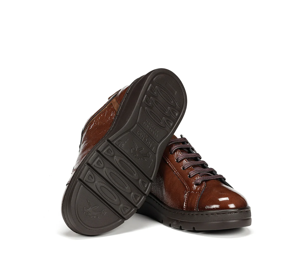 POMPAS F1666 Brauner Turnschuhe - Image 4