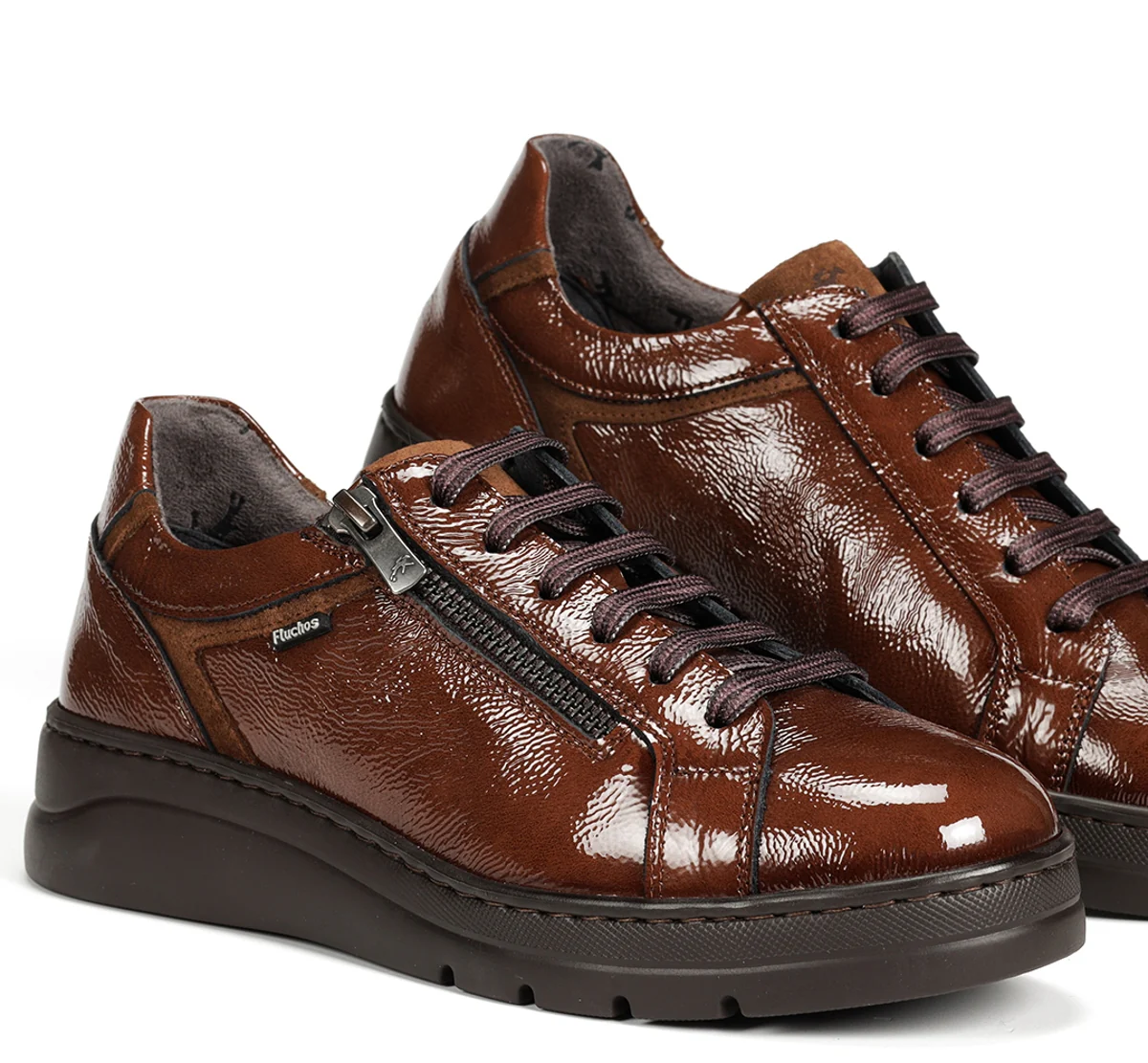 POMPAS F1666 Brauner Turnschuhe - Image 6