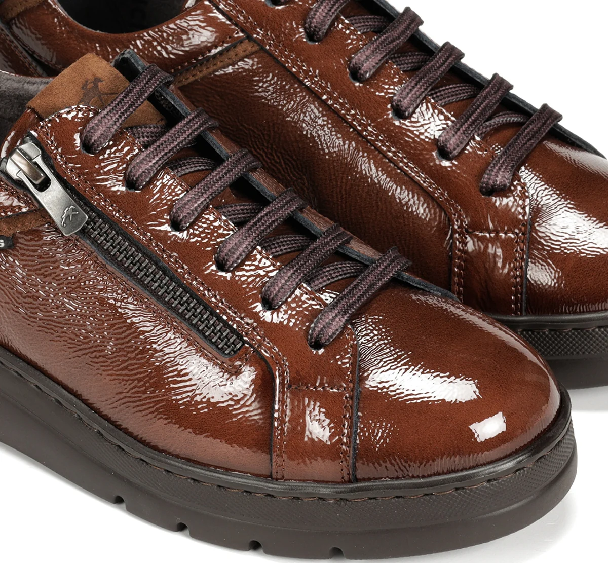 POMPAS F1666 Brauner Turnschuhe - Image 7