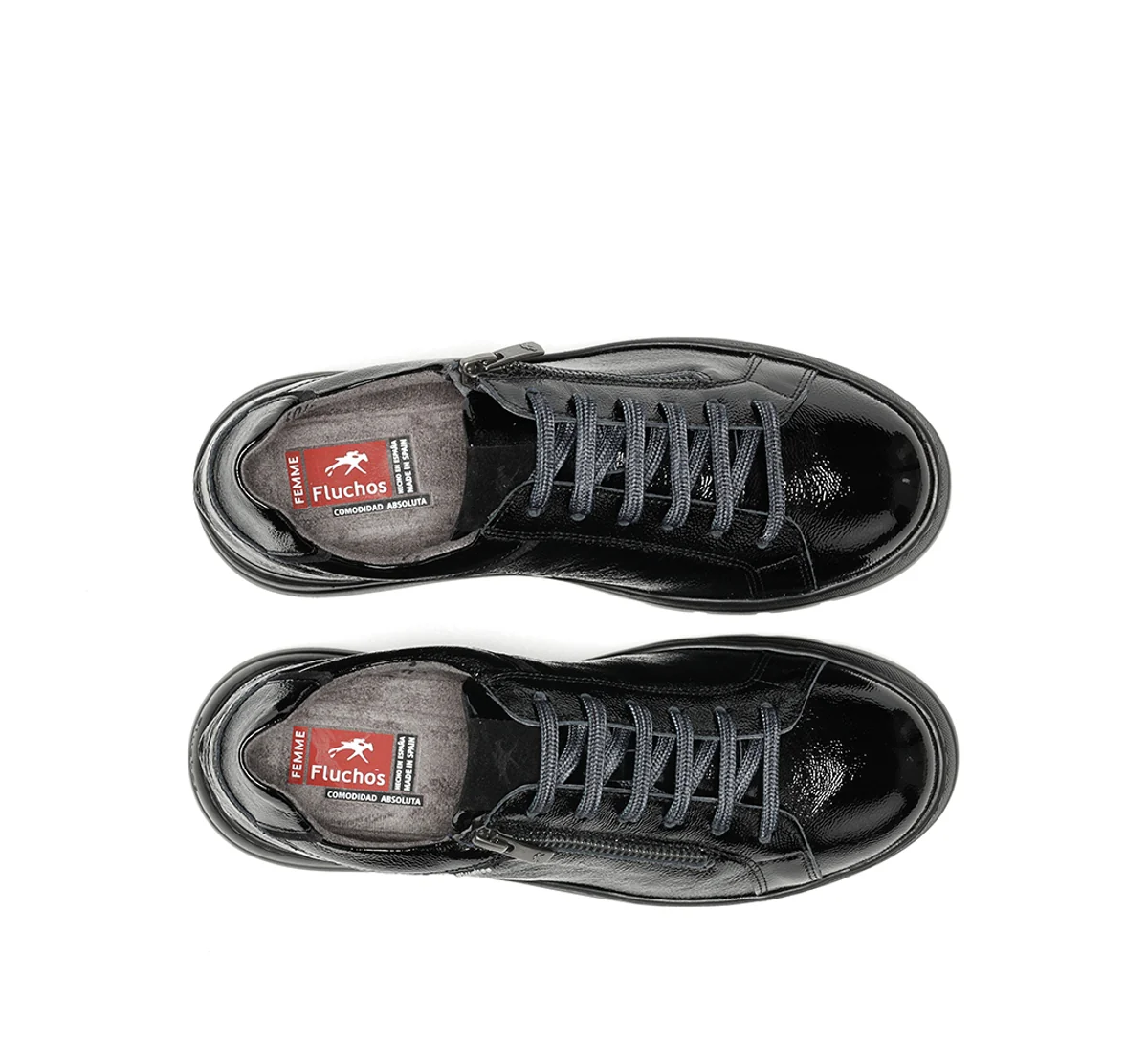 POMPAS F1666 Schwarze Turnschuhe - Image 5