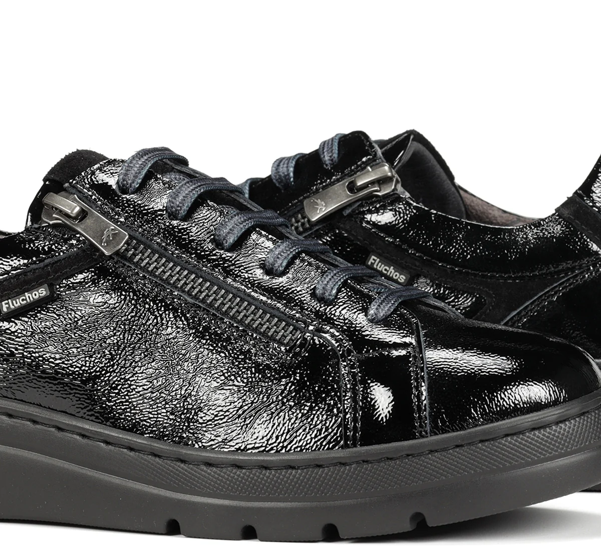 POMPAS F1666 Schwarze Turnschuhe - Image 6