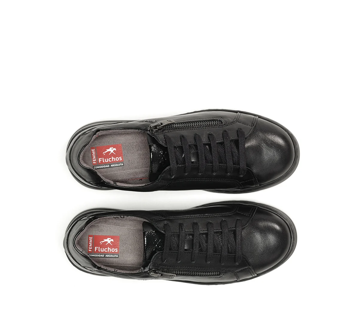 POMPAS F1666 Schwarze Turnschuhe - Image 5