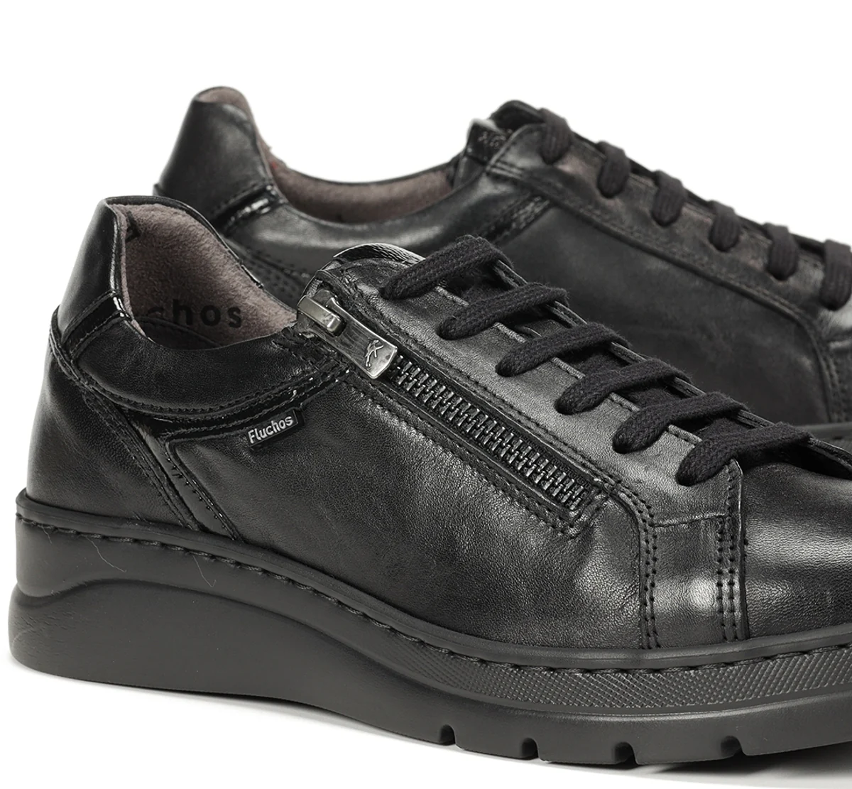 POMPAS F1666 Schwarze Turnschuhe - Image 7