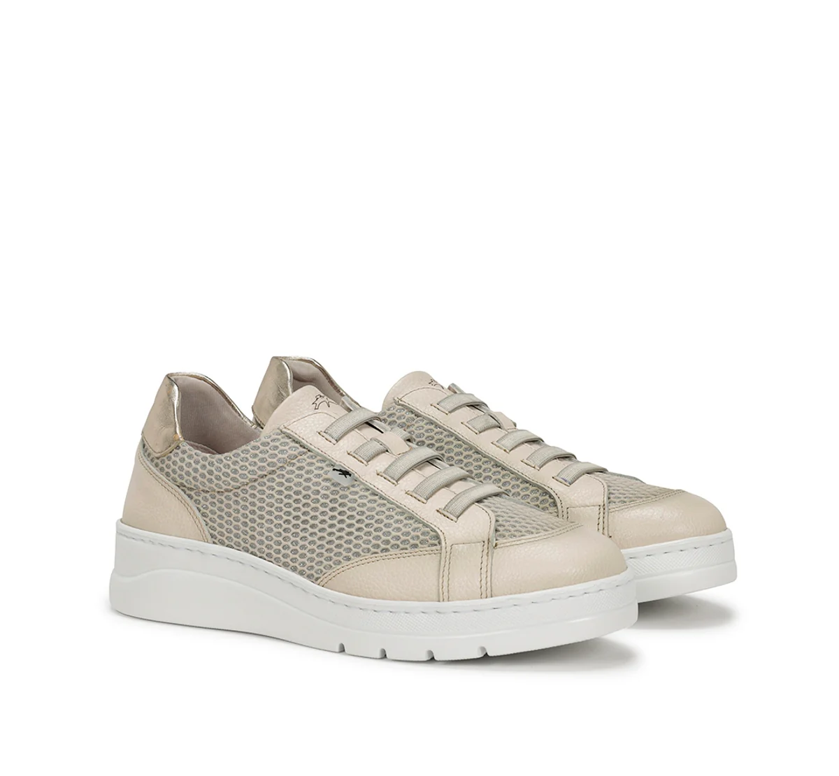 POMPAS F1668 Beige Turnschuhe - Image 2