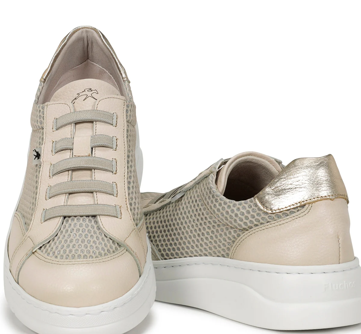 POMPAS F1668 Beige Turnschuhe - Image 6
