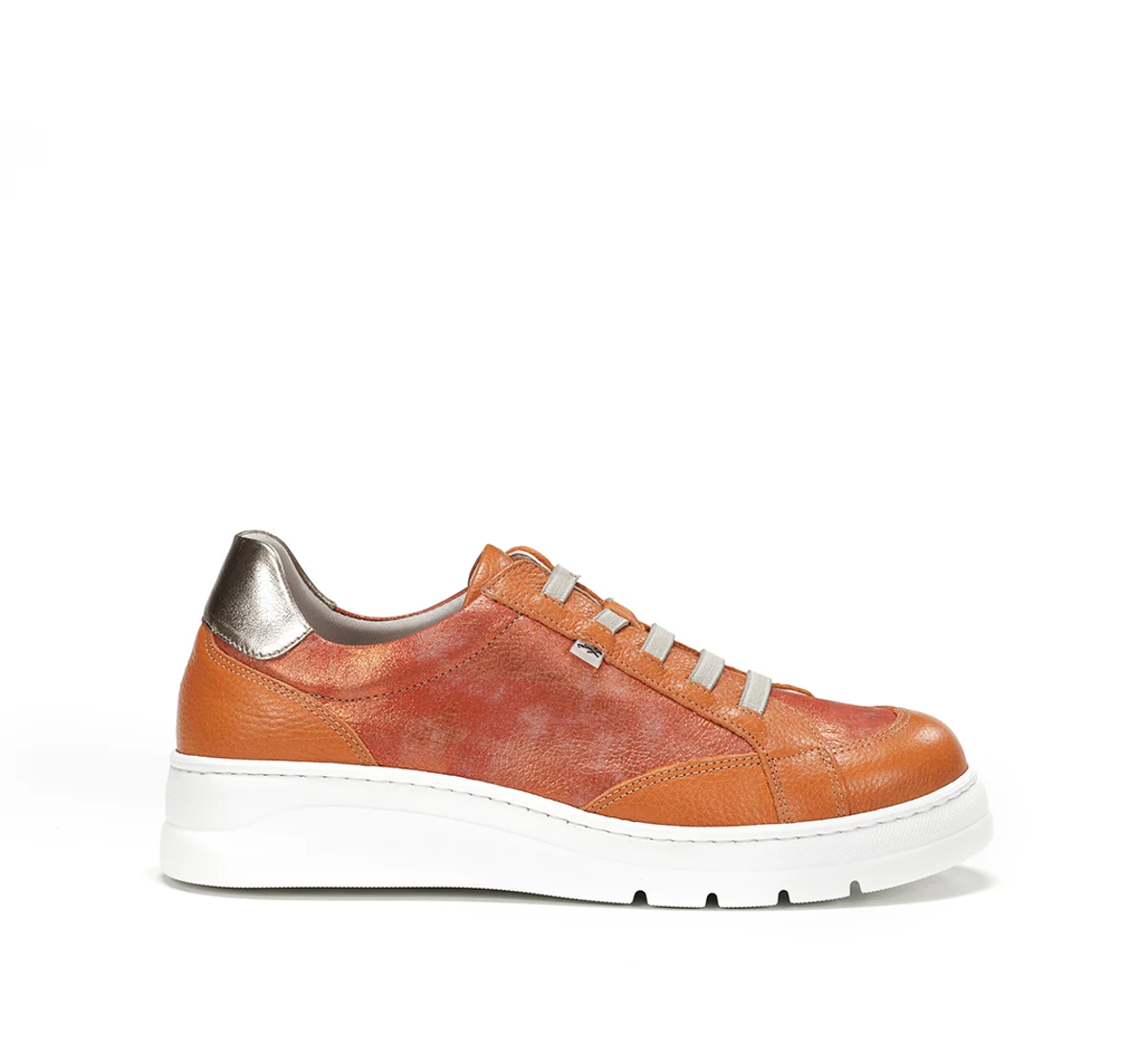 POMPAS F1918 Orange Turnschuhe