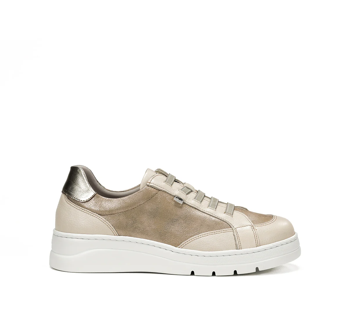 POMPAS F1918 Taupe Turnschuhe