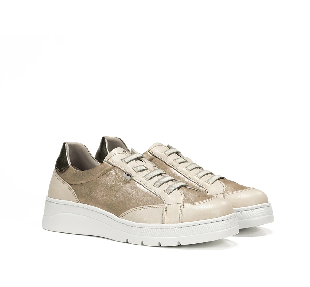 POMPAS F1918 Taupe Turnschuhe - Image 2