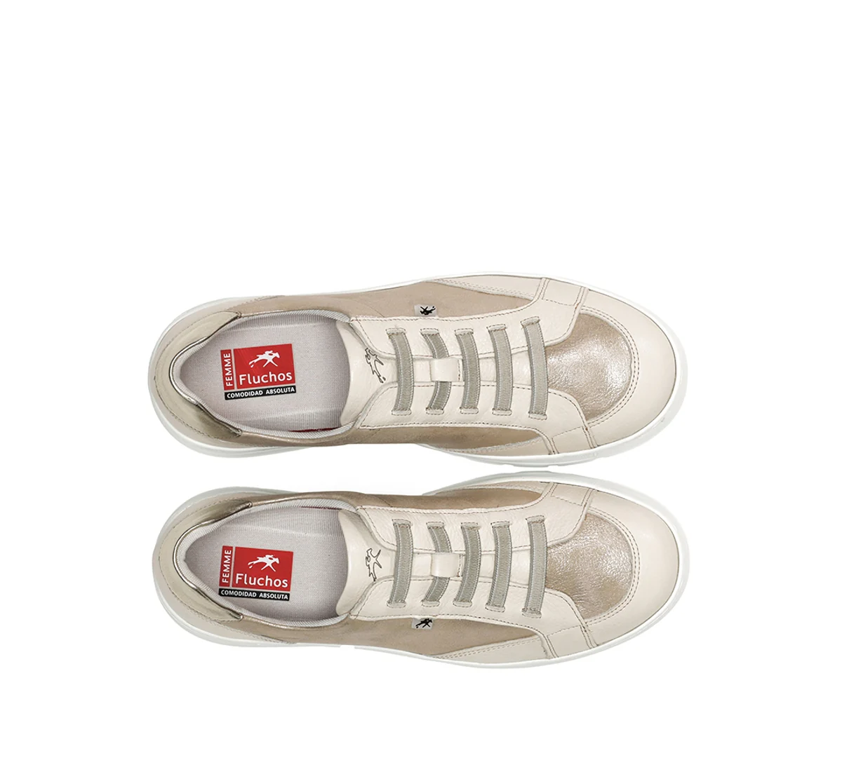 POMPAS F1918 Taupe Turnschuhe - Image 5