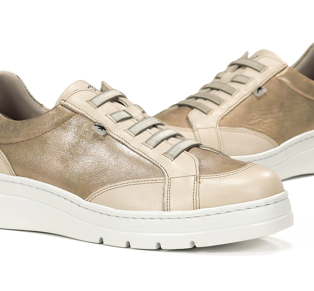 POMPAS F1918 Taupe Turnschuhe - Image 7