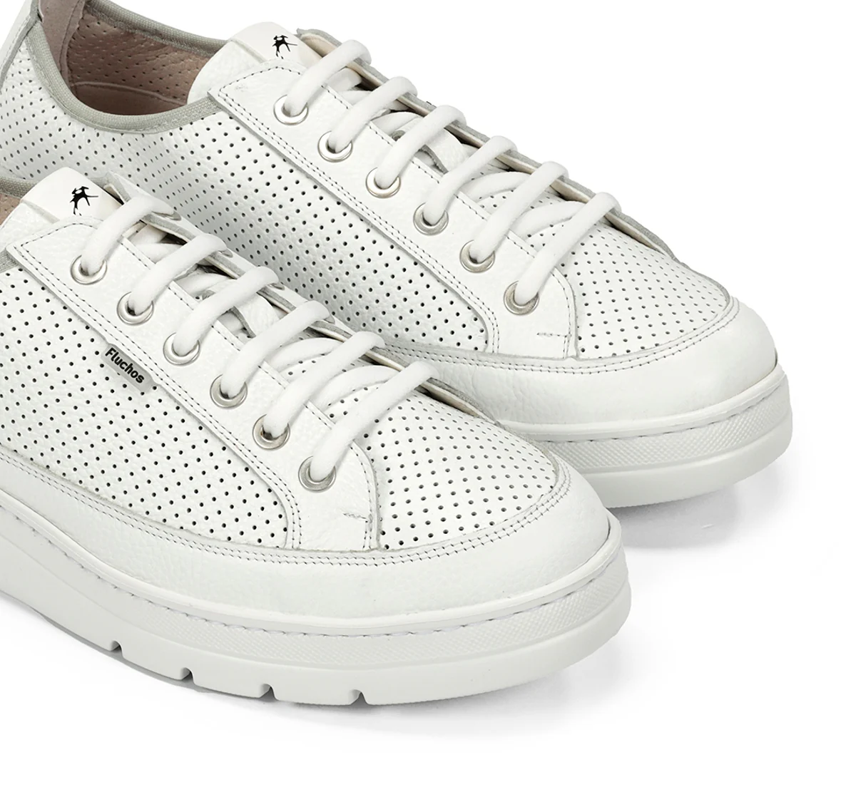 POMPAS F2123 Weißer Turnschuhe - Image 6