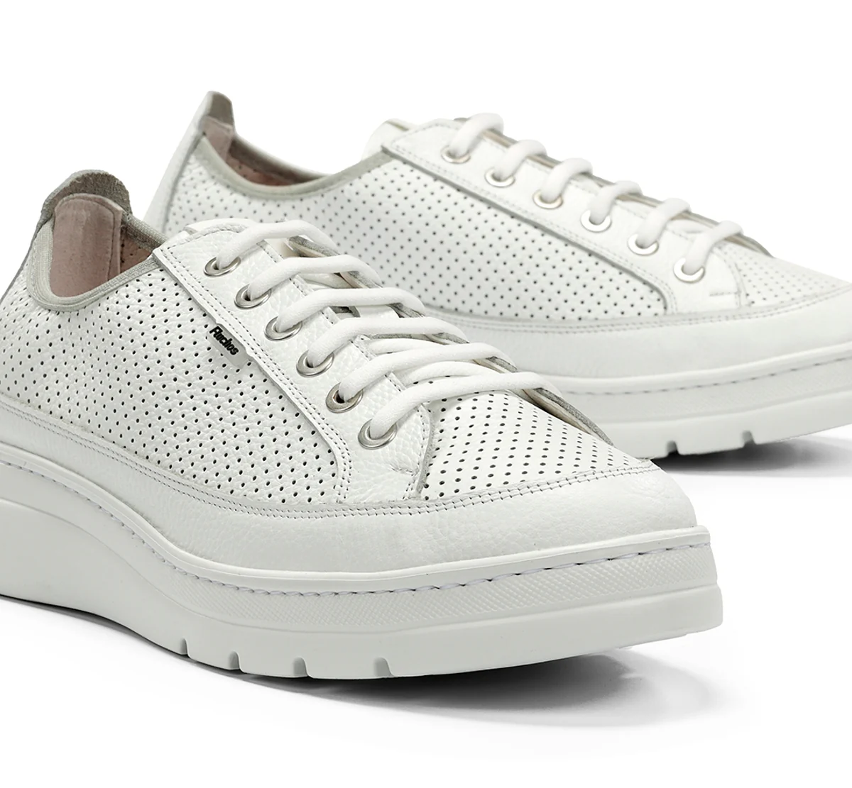 POMPAS F2123 Weißer Turnschuhe - Image 7