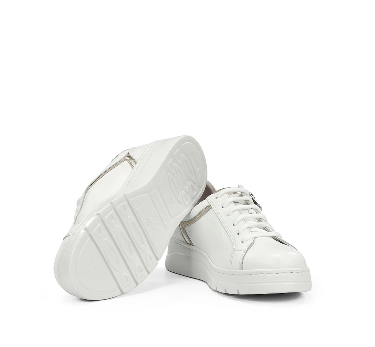 POMPAS F2204 Weißer Turnschuhe - Image 4