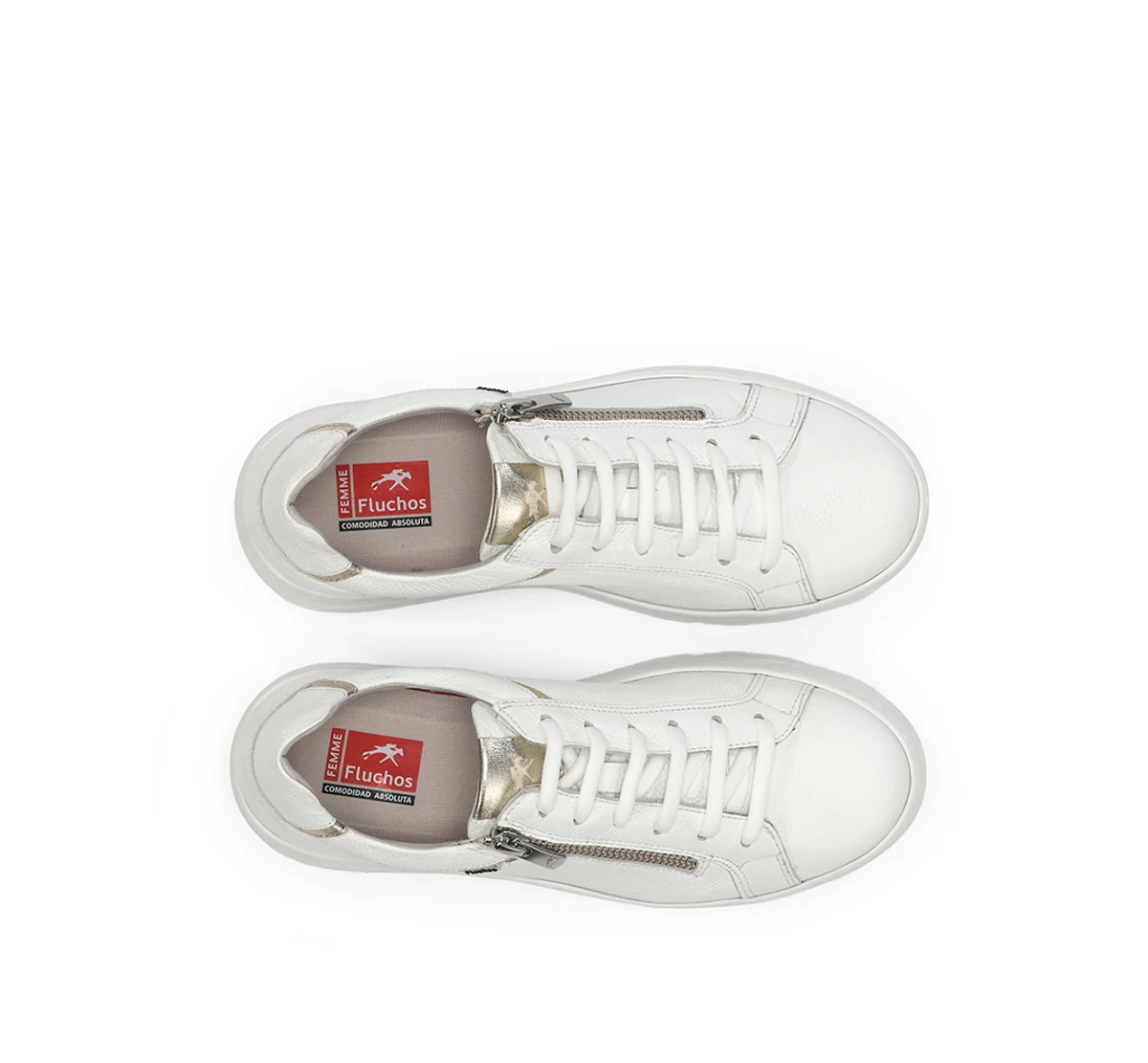 POMPAS F2204 Weißer Turnschuhe - Image 5