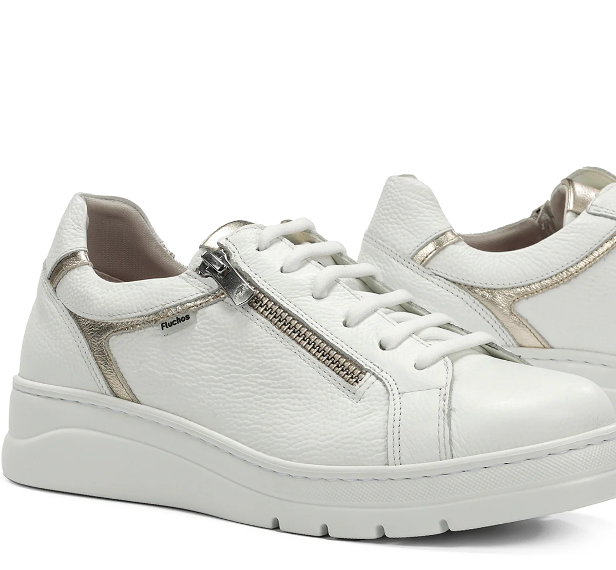 POMPAS F2204 Weißer Turnschuhe - Image 7