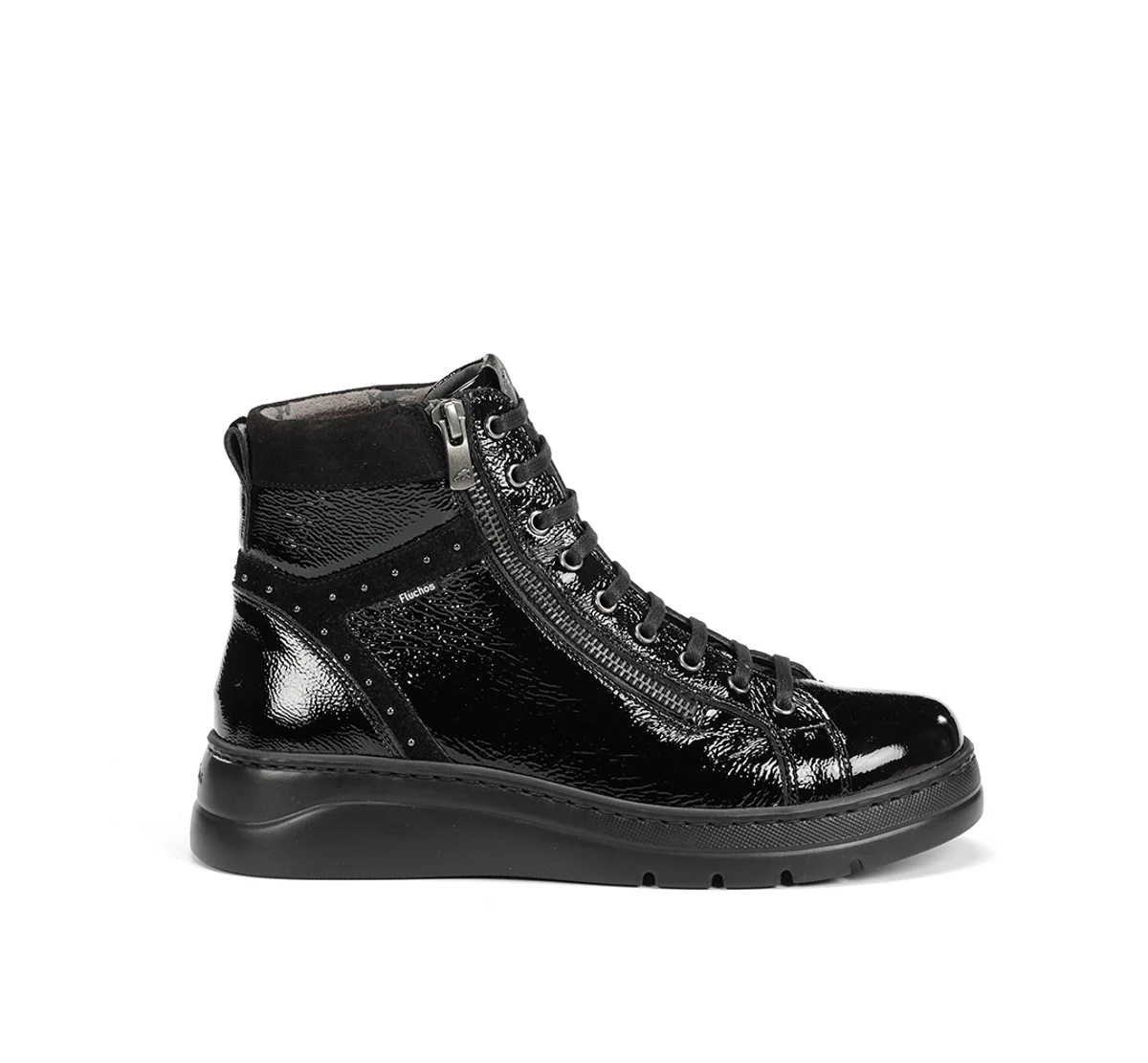 POMPAS F2250 Schwarze Stiefeletten