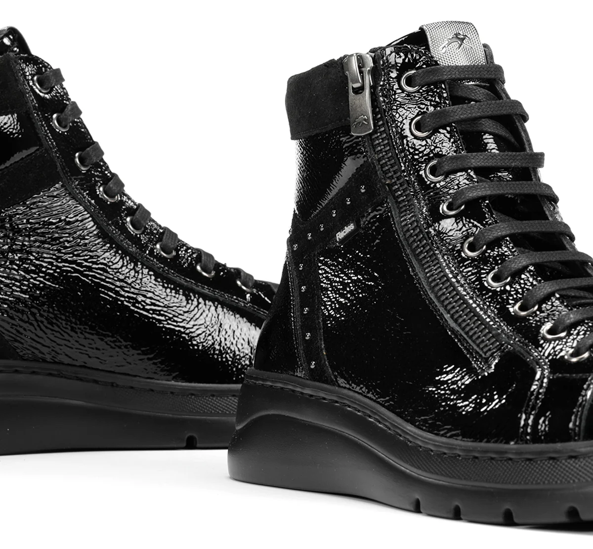 POMPAS F2250 Schwarze Stiefeletten - Image 7