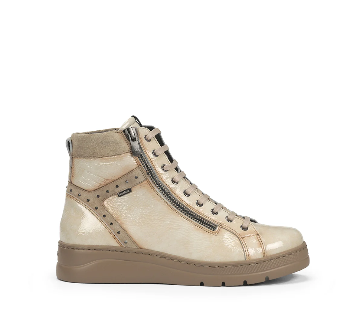 POMPAS F2250 Taupe Stiefeletten