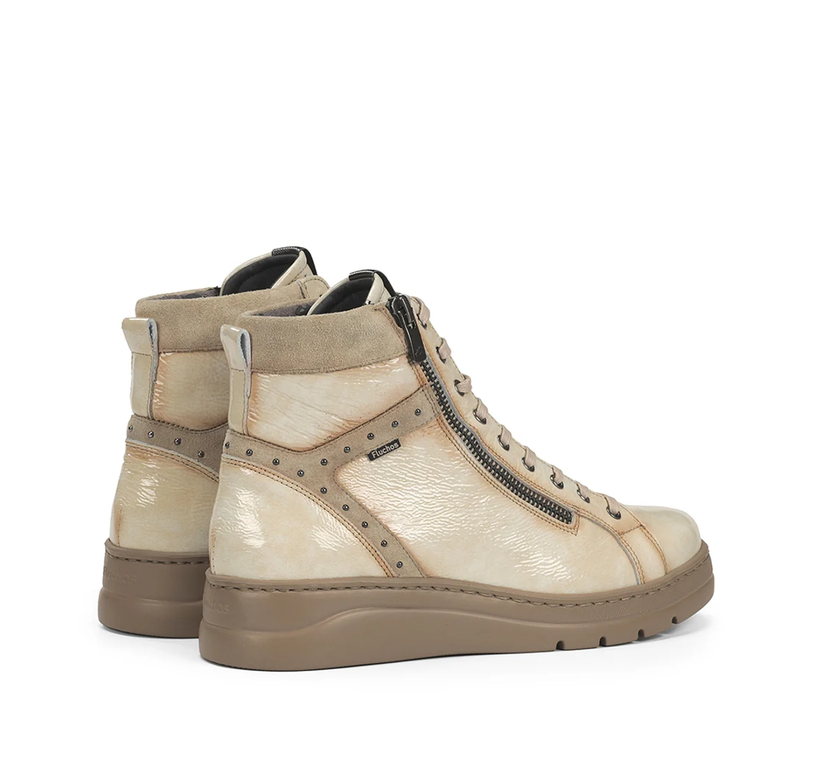 POMPAS F2250 Taupe Stiefeletten - Image 3