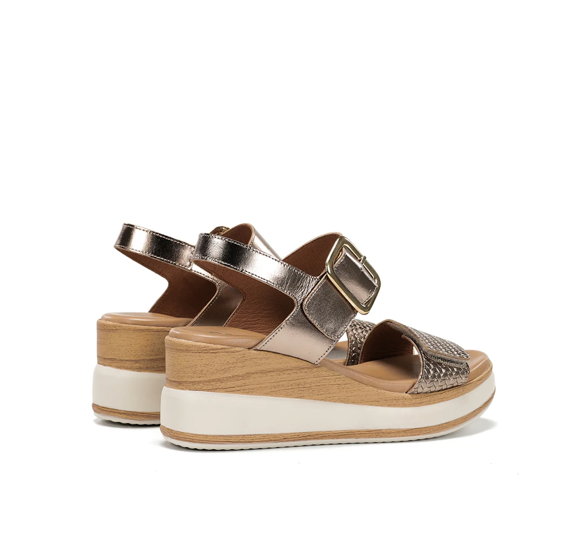 PRINCE D9642 Goldener Sandale - Image 3