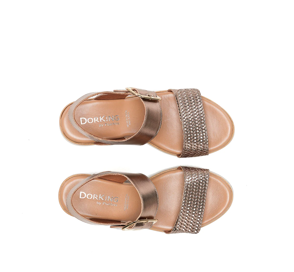 PRINCE D9642 Goldener Sandale - Image 5