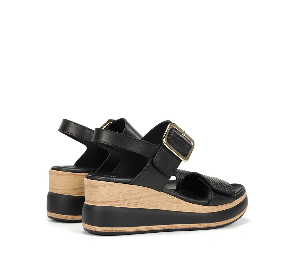 PRINCE D9642 Schwarze Sandale - Image 3