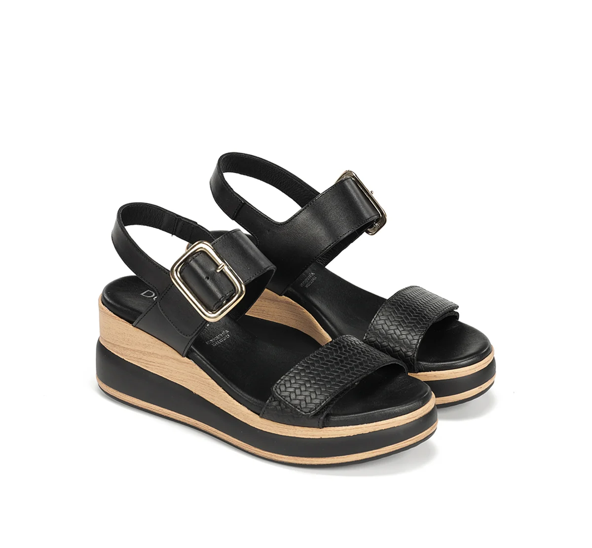 PRINCE D9642 Schwarze Sandale - Image 4
