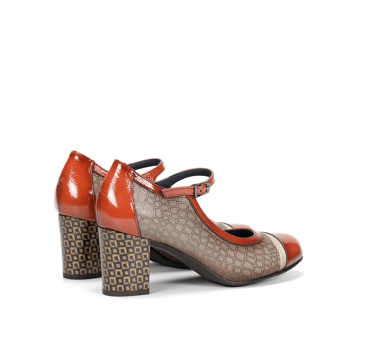 RODIN D8669 Taupe Schuh - Image 3