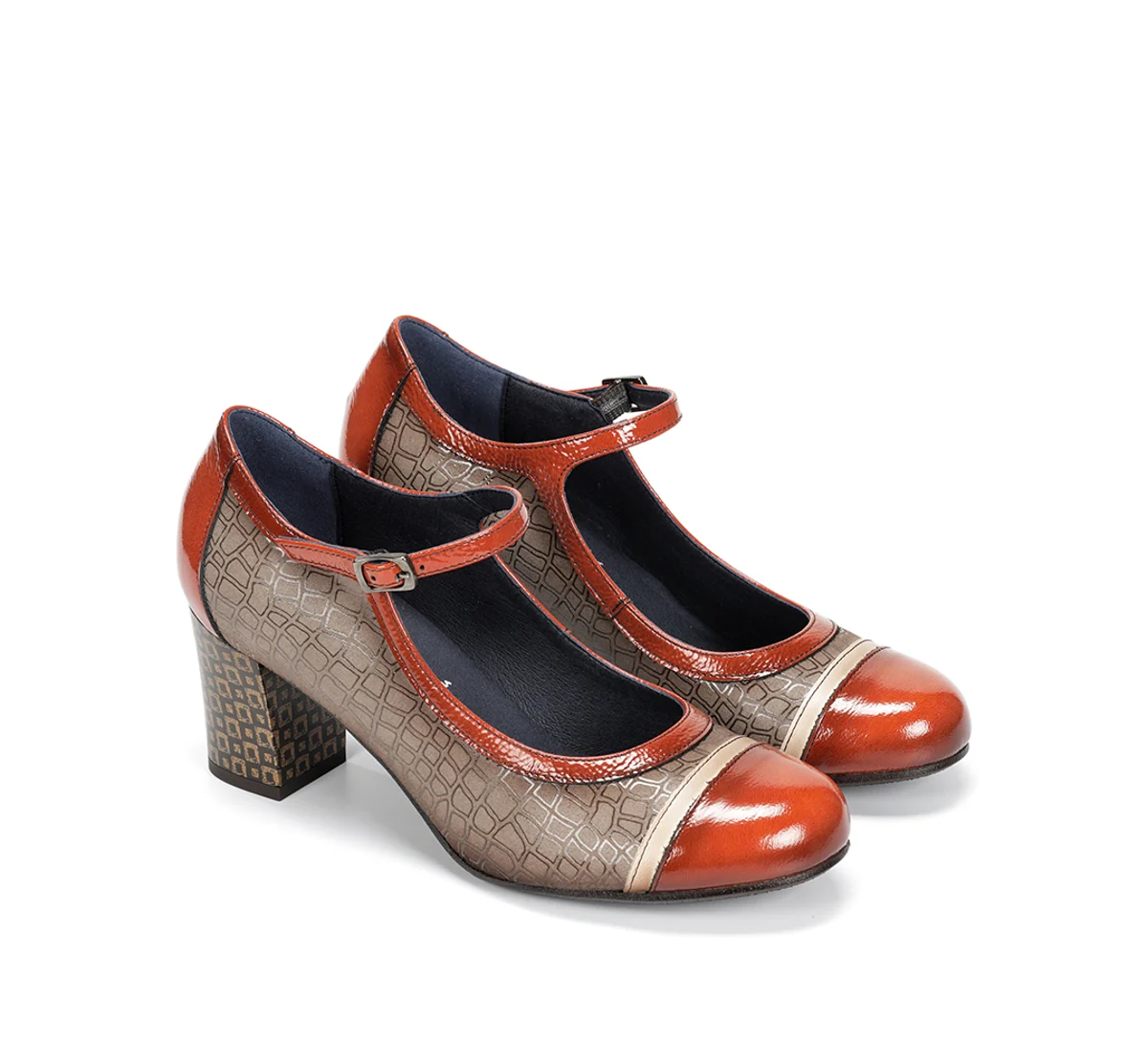RODIN D8669 Taupe Schuh - Image 4