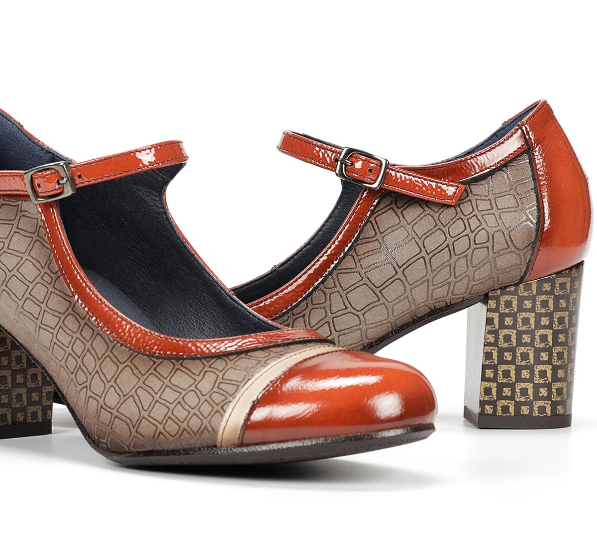 RODIN D8669 Taupe Schuh - Image 7