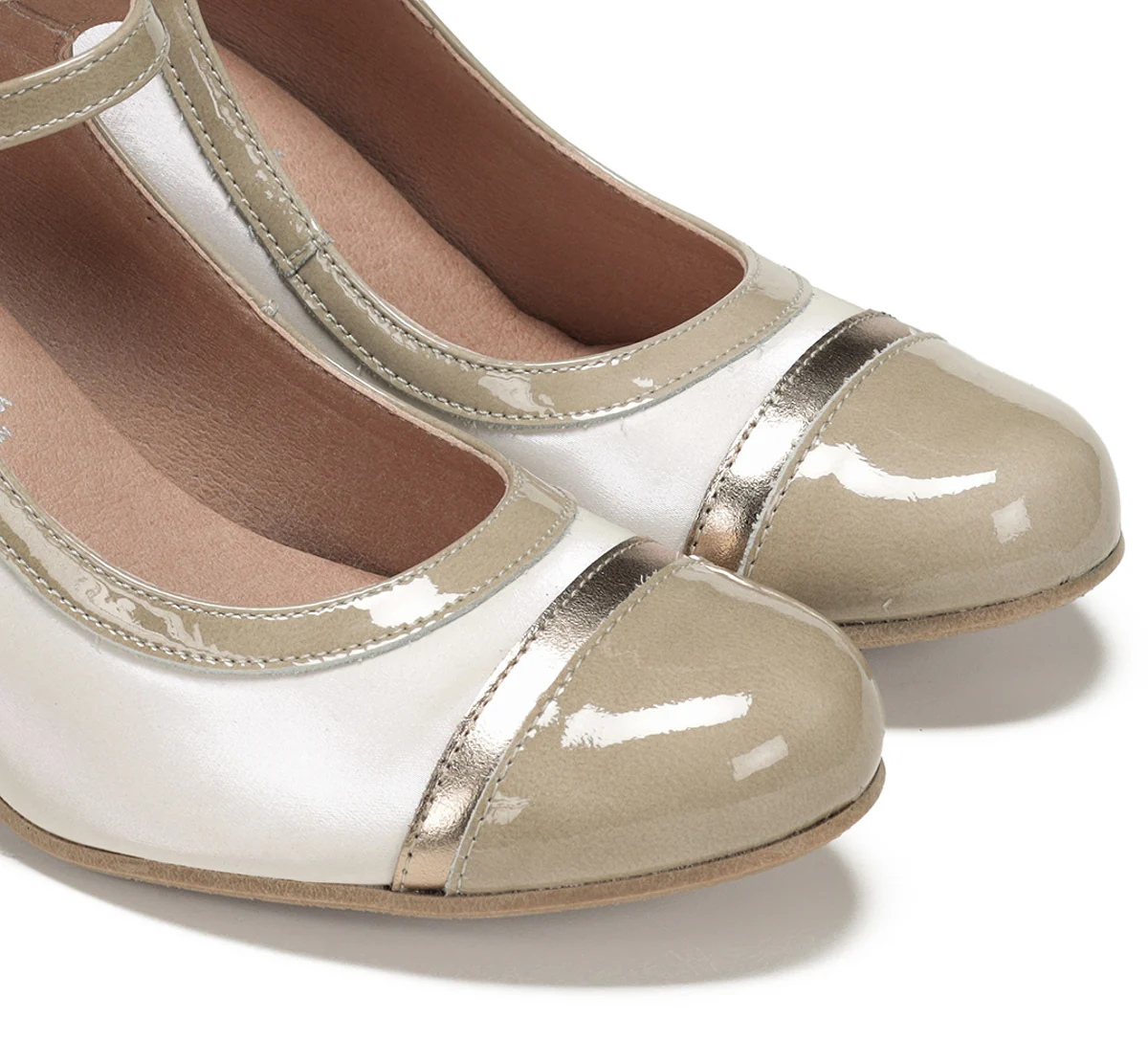 RODIN D9092 Weißer Heeled-Schuh - Image 5