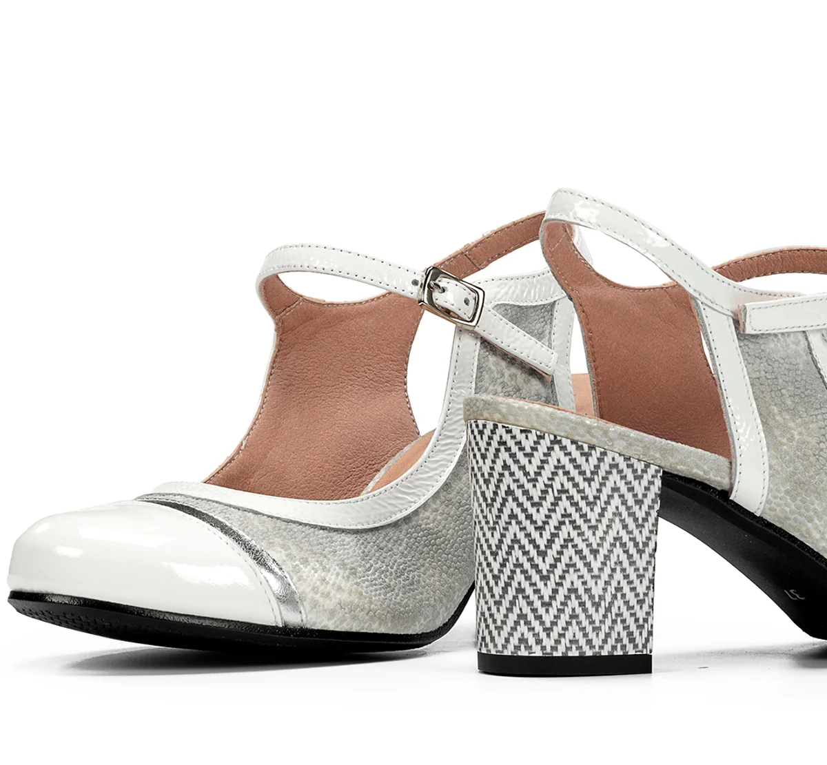 RODIN D9093 Weißer Schuh - Image 7