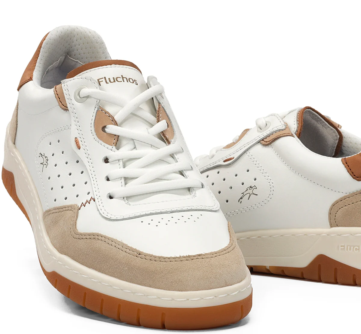 ROGER F2153 Taupe Turnschuhe - Image 7