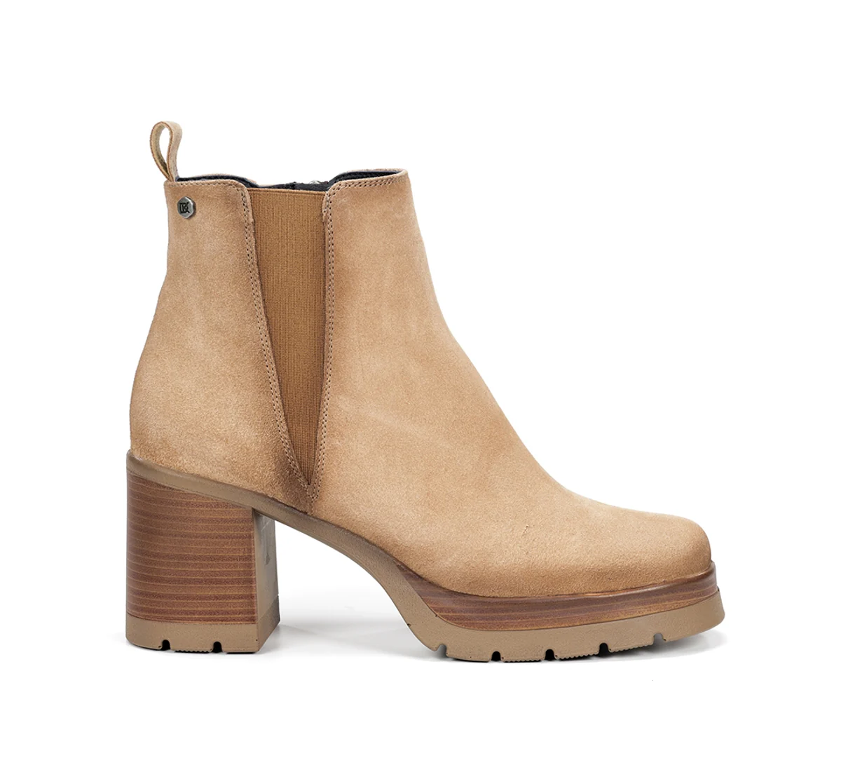 SAFE D9414 Taupe Stiefeletten