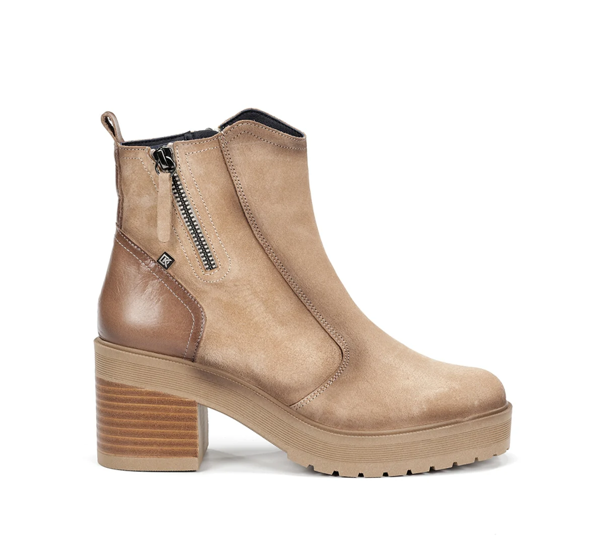 SARAH D9353 Taupe Stiefeletten