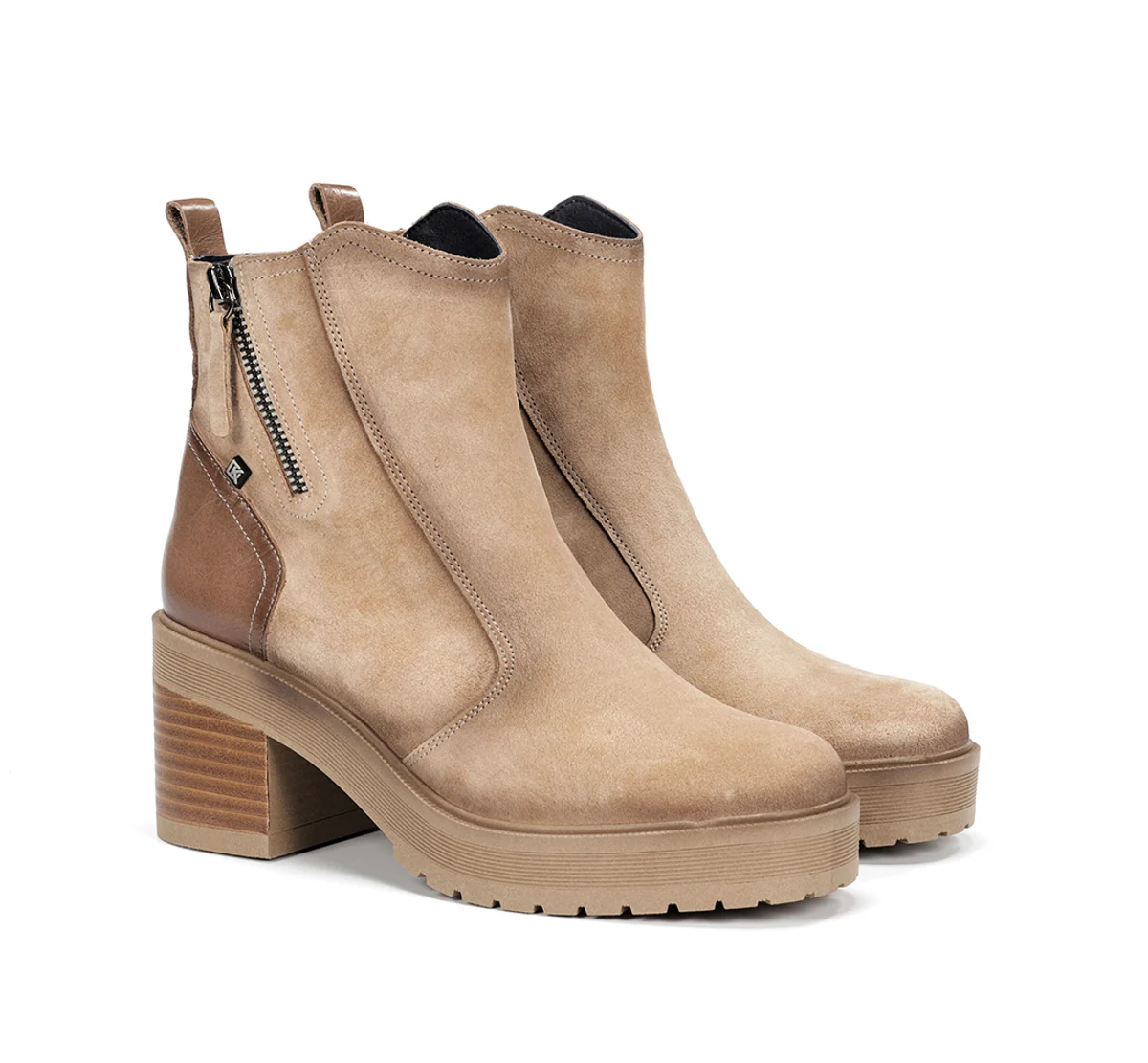 SARAH D9353 Taupe Stiefeletten - Image 2