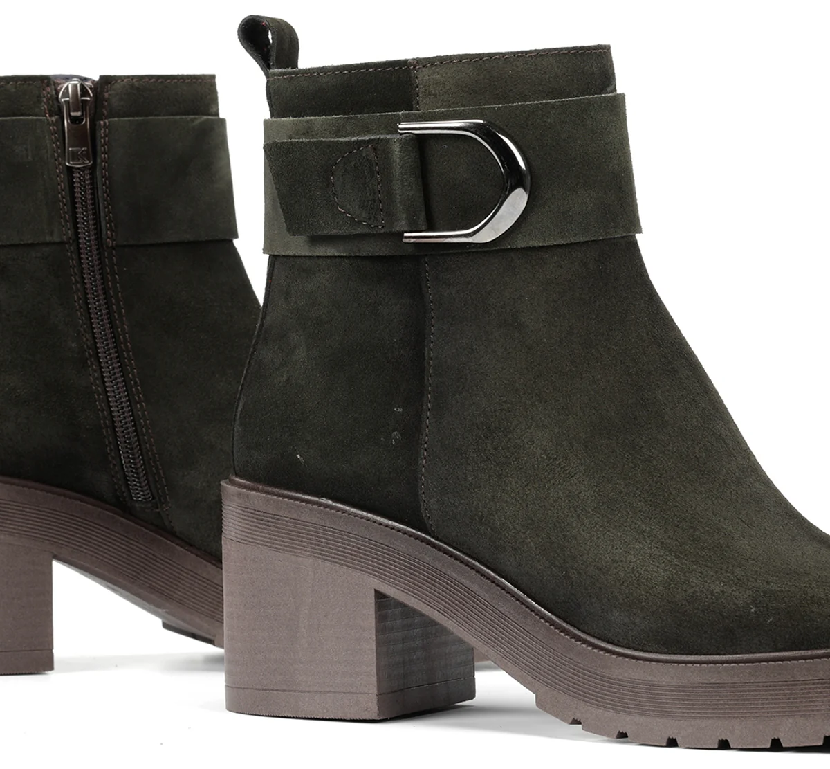 SARAH D9573 Grüner Stiefeletten - Image 7