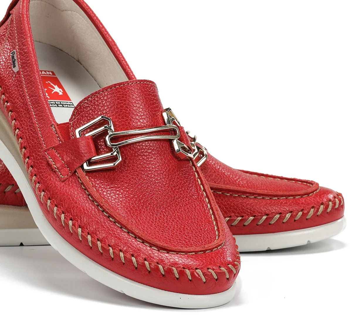 SELLA F2141 Roter Mokassin - Image 7