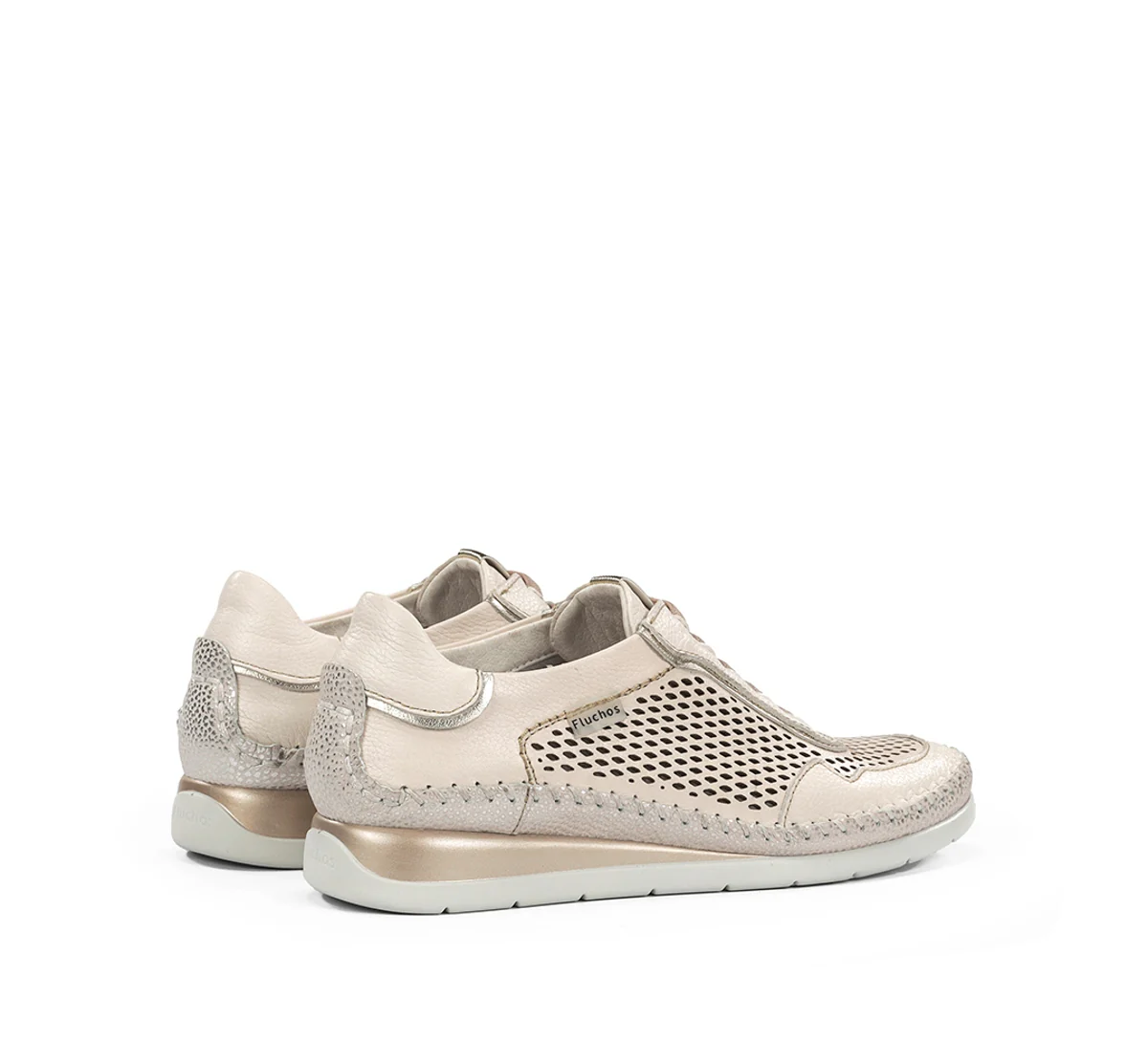 SELLA F2143 Taupe Turnschuhe - Image 3