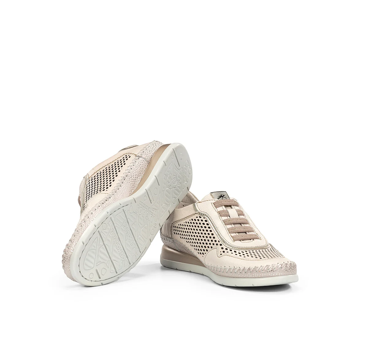 SELLA F2143 Taupe Turnschuhe - Image 4