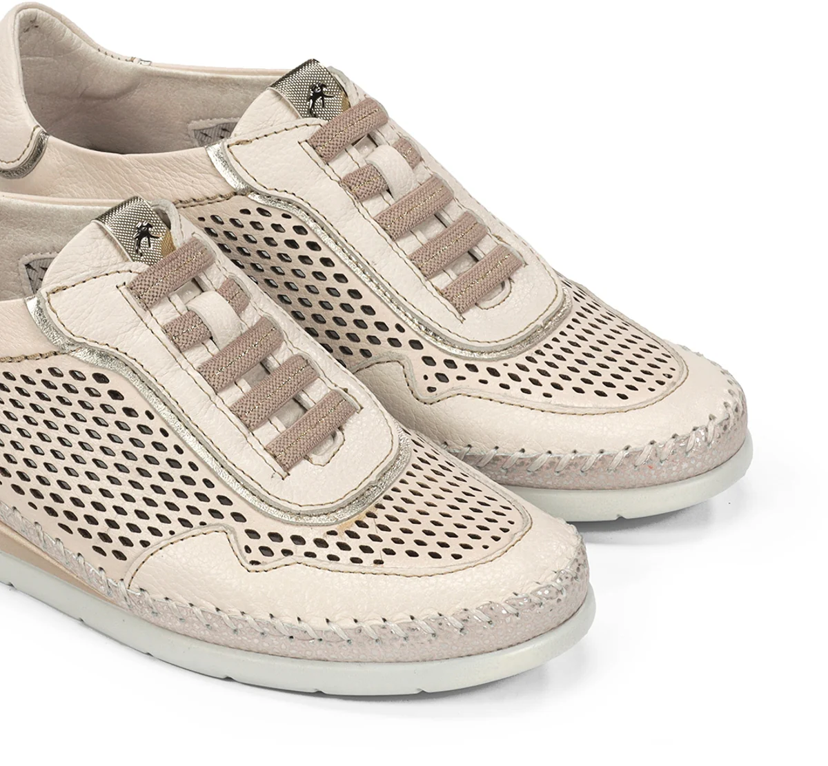 SELLA F2143 Taupe Turnschuhe - Image 6