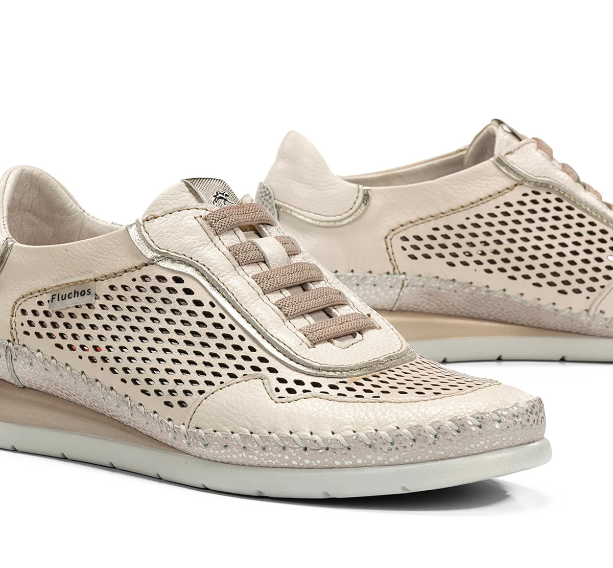 SELLA F2143 Taupe Turnschuhe - Image 7