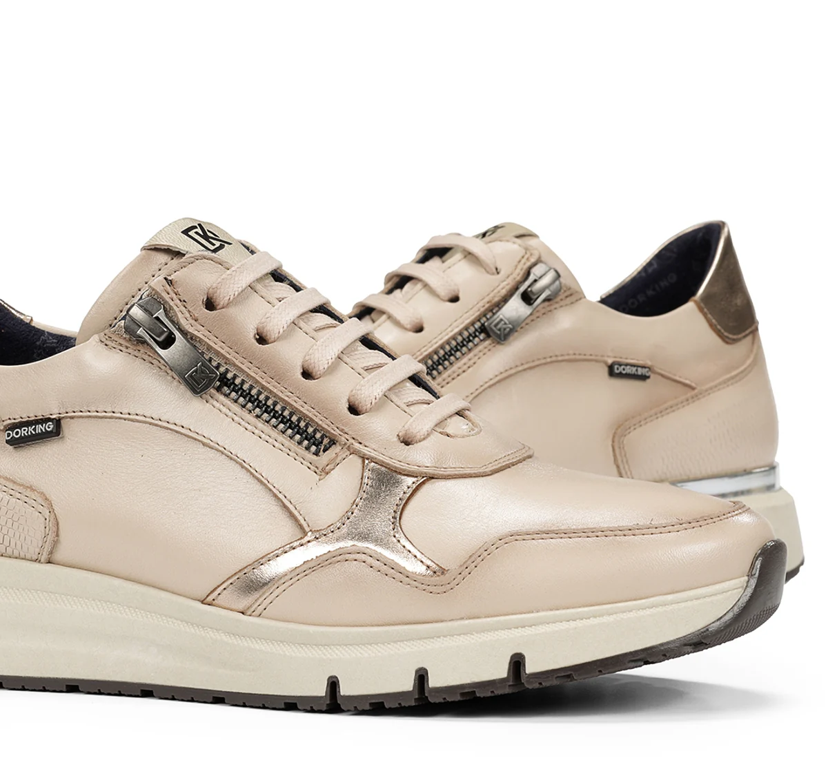 SERENA D9212 Taupe Turnschuhe - Image 7