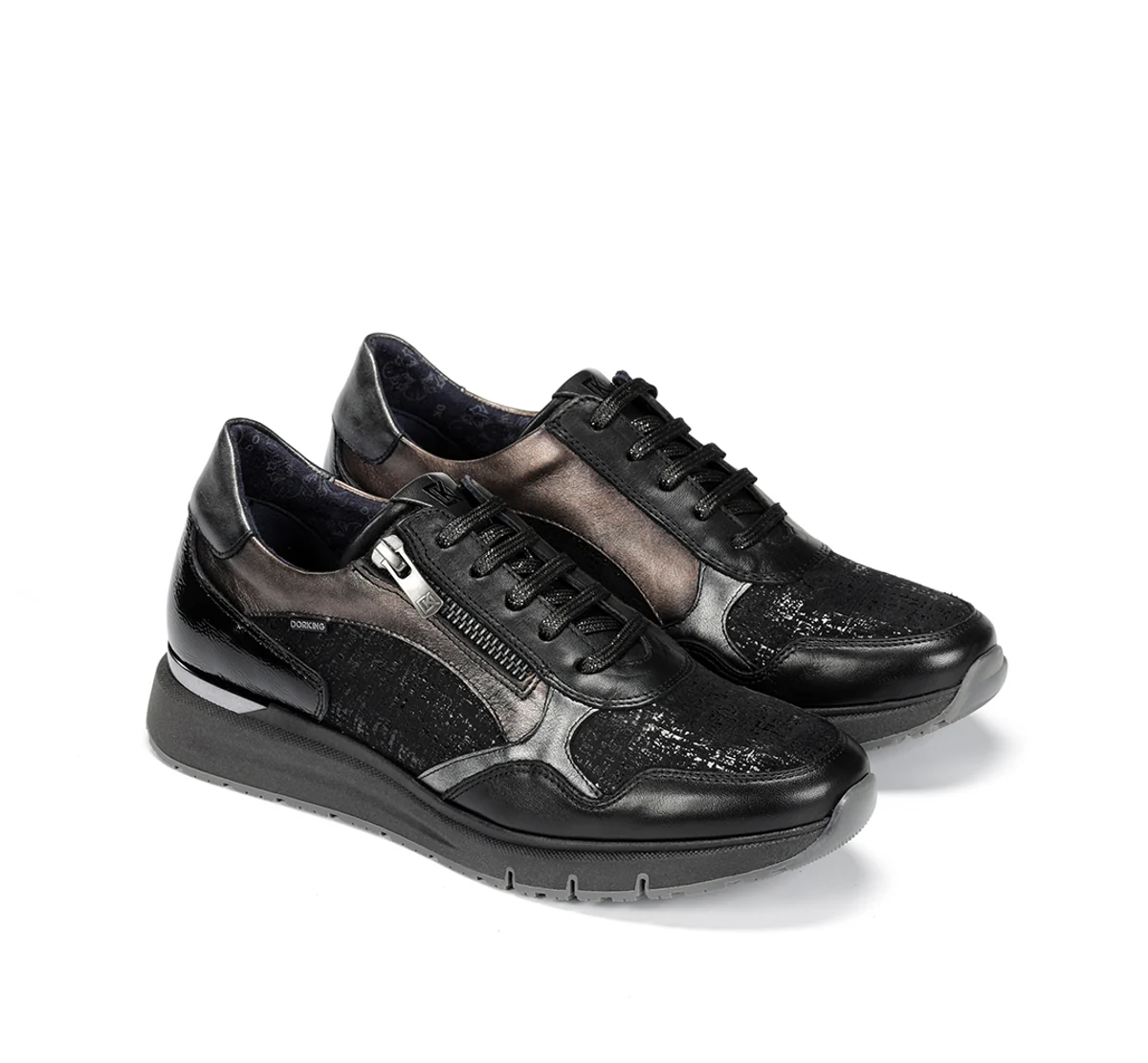 SERENA D9213 Schwarze Turnschuhe - Image 4