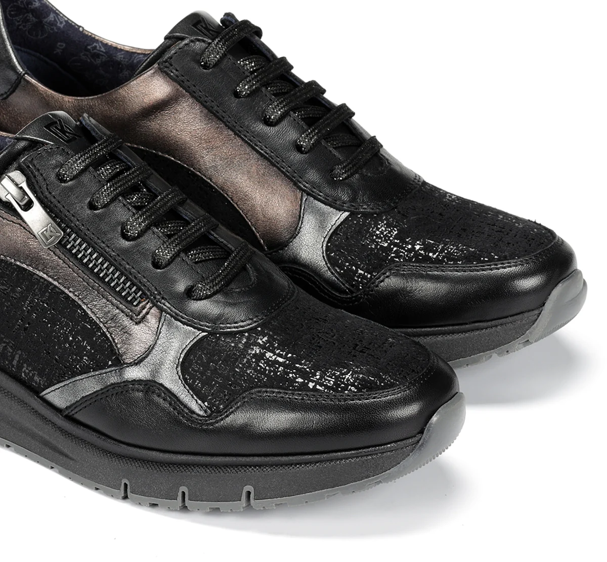 SERENA D9213 Schwarze Turnschuhe - Image 6