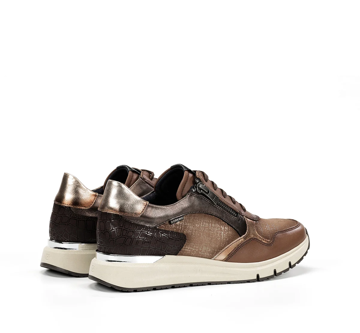 SERENA D9213 Taupe Turnschuhe - Image 3