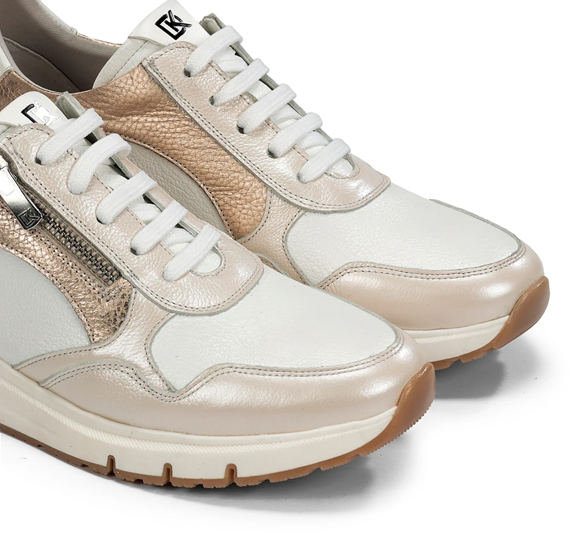 SERENA D9308 Taupe Turnschuhe - Image 6