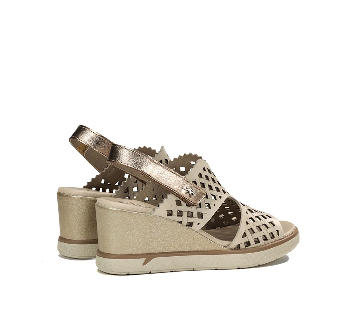 SMASH F1972 Taupe Sandale - Image 3