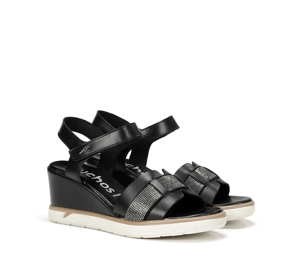 SMASH F1975 Schwarze Sandale - Image 2