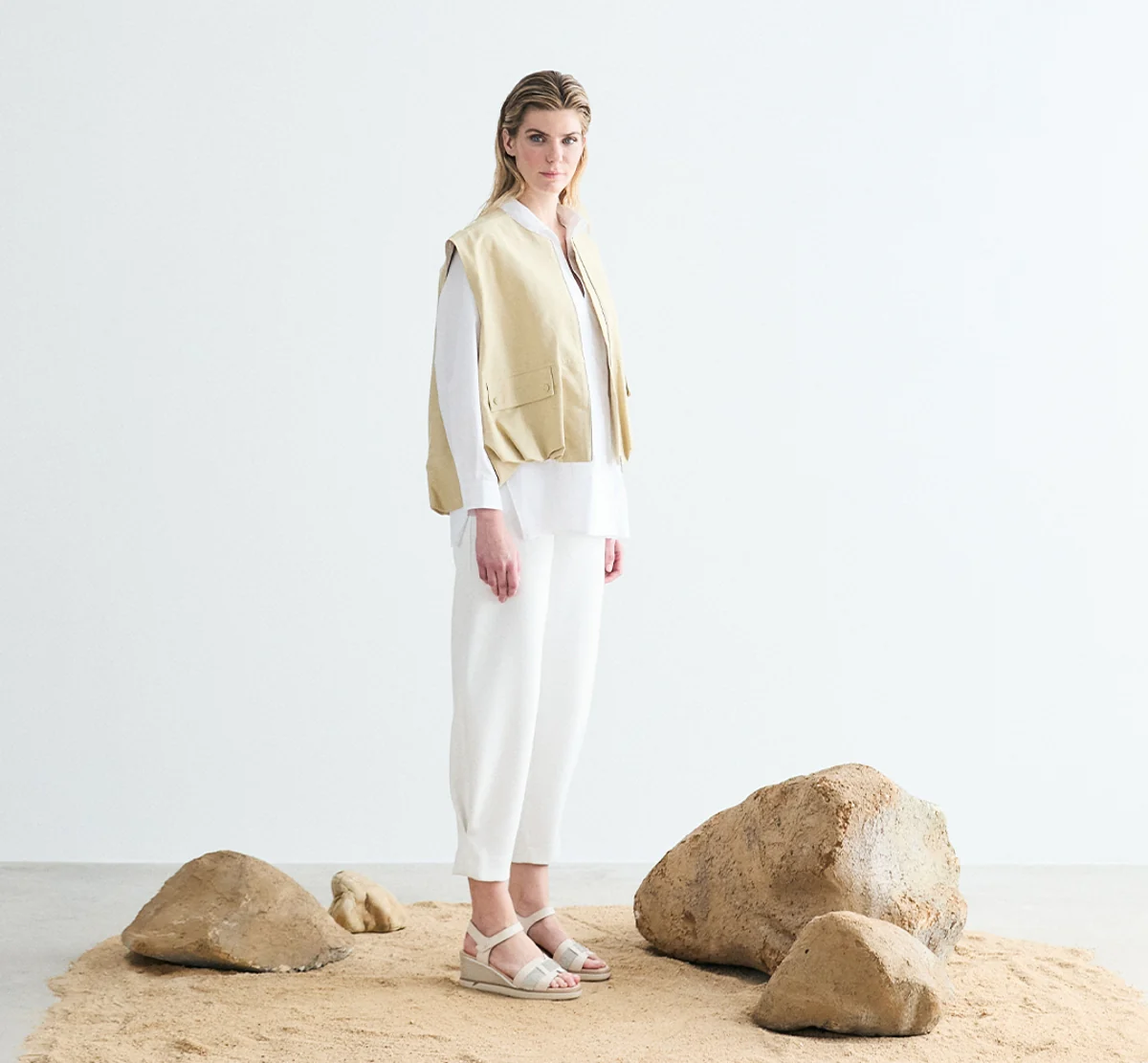 SMASH F1975 Taupe Sandale - Image 4